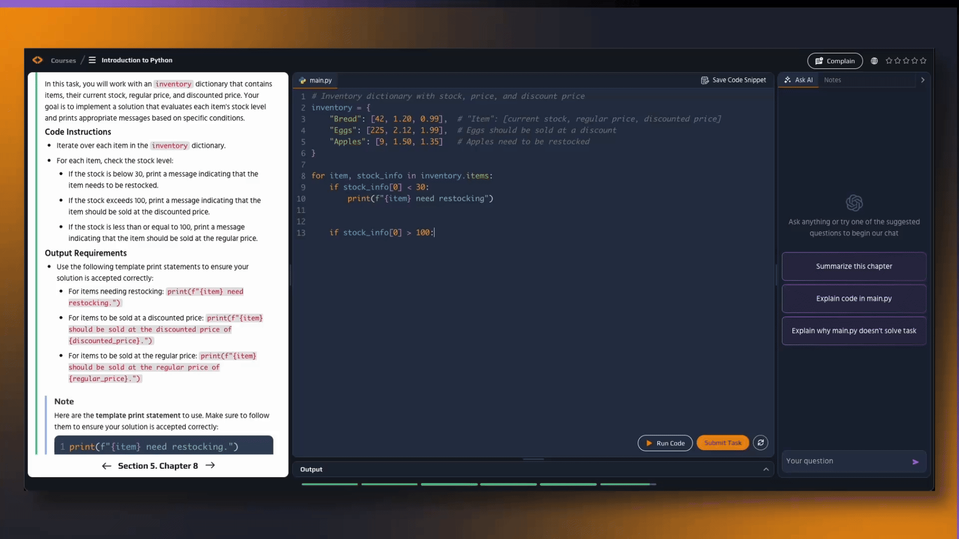 PythonChapterWithAi