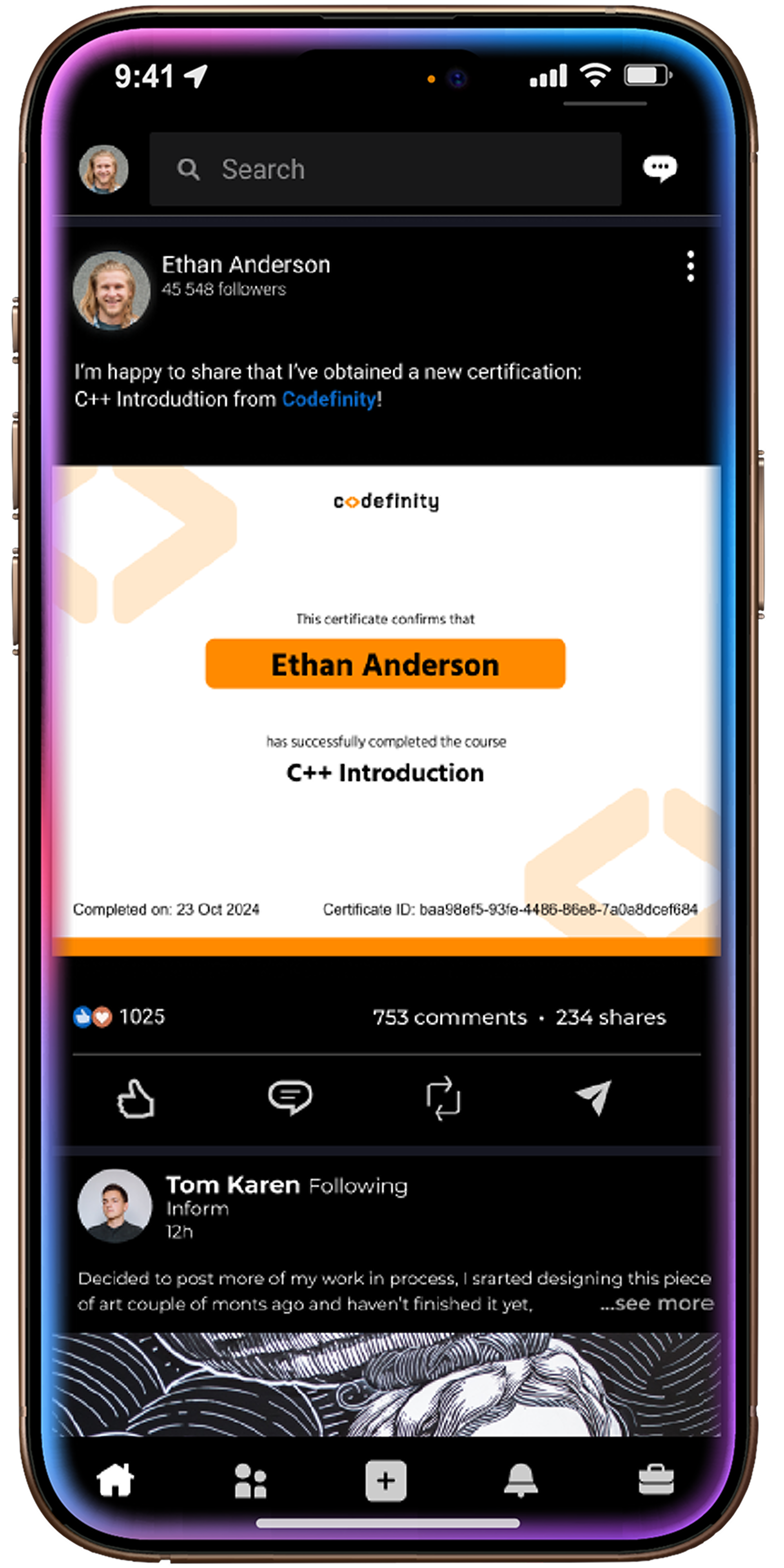 PhoneWithCertificate